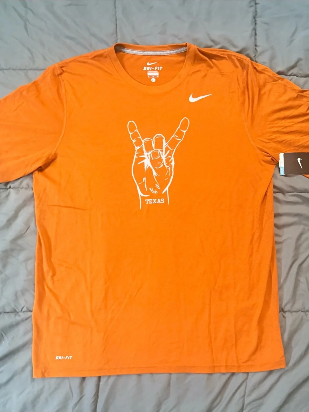 Nike Orange Dri-FIT Texas Hook 'Em Graphic T-Shirt